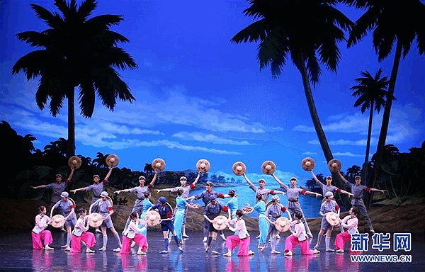 （XHDW）（3）金正恩观看中国艺术团演出芭蕾舞剧《红色娘子军》 